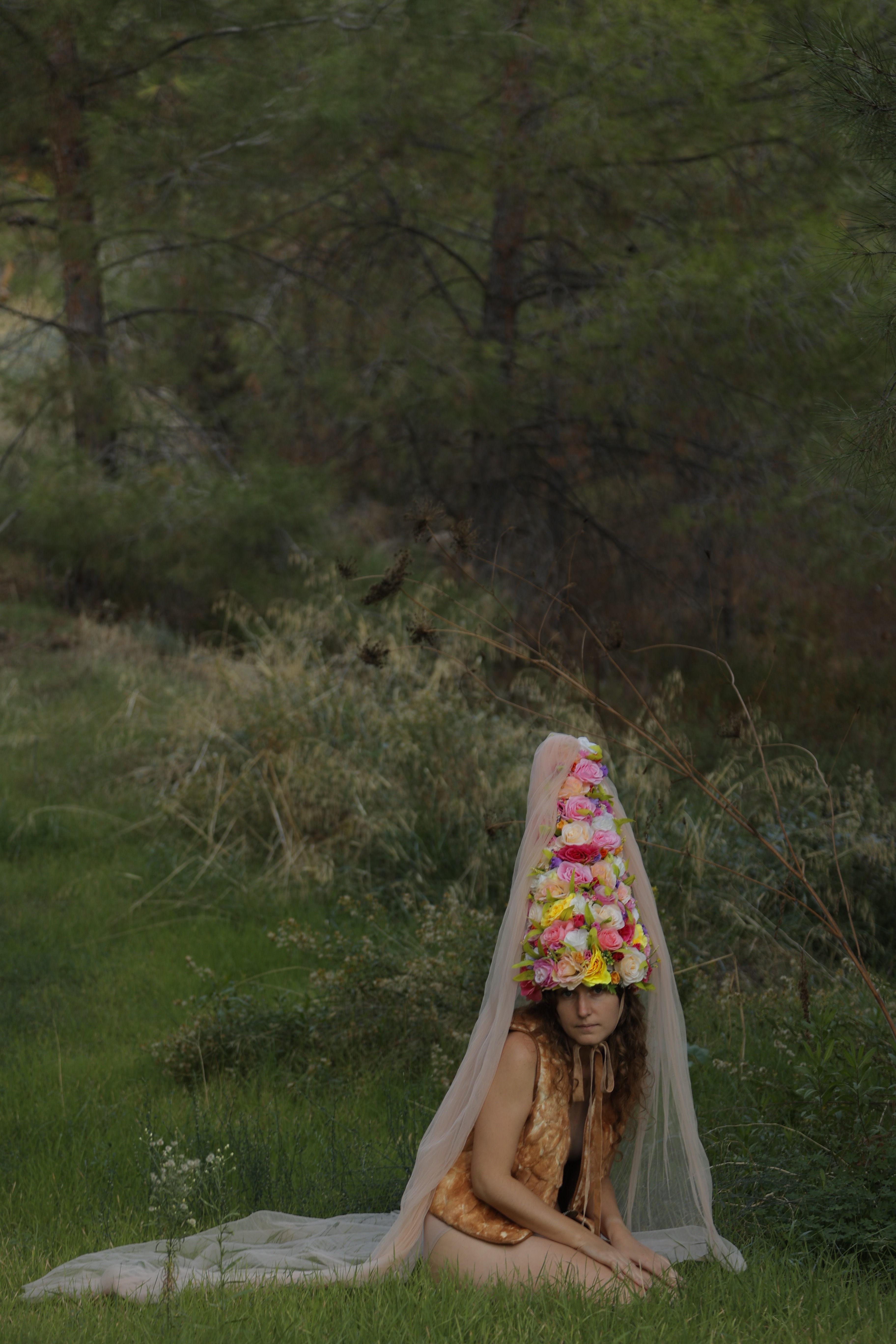 Cone Hat and Staff