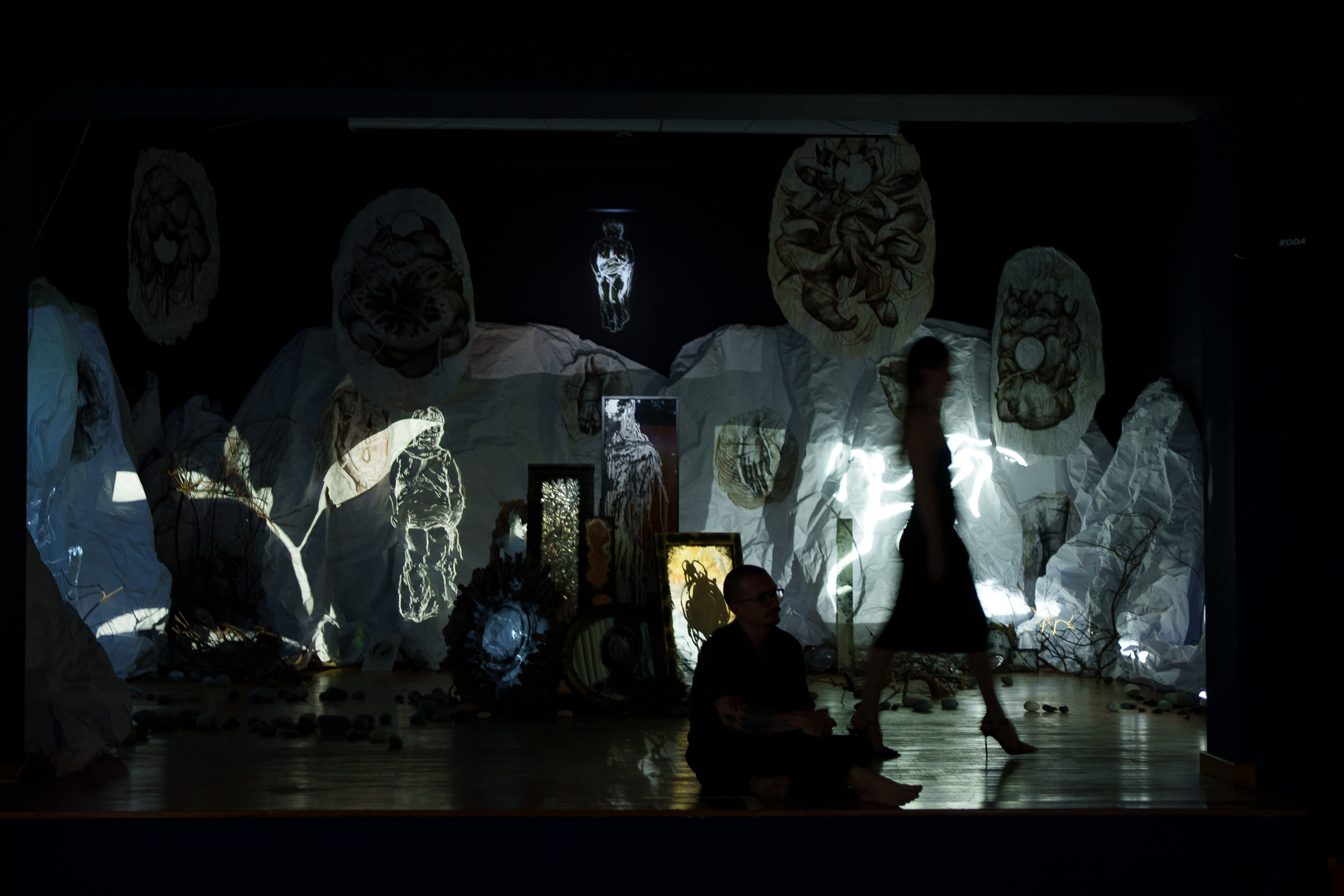 Myth and Shadows, installation view