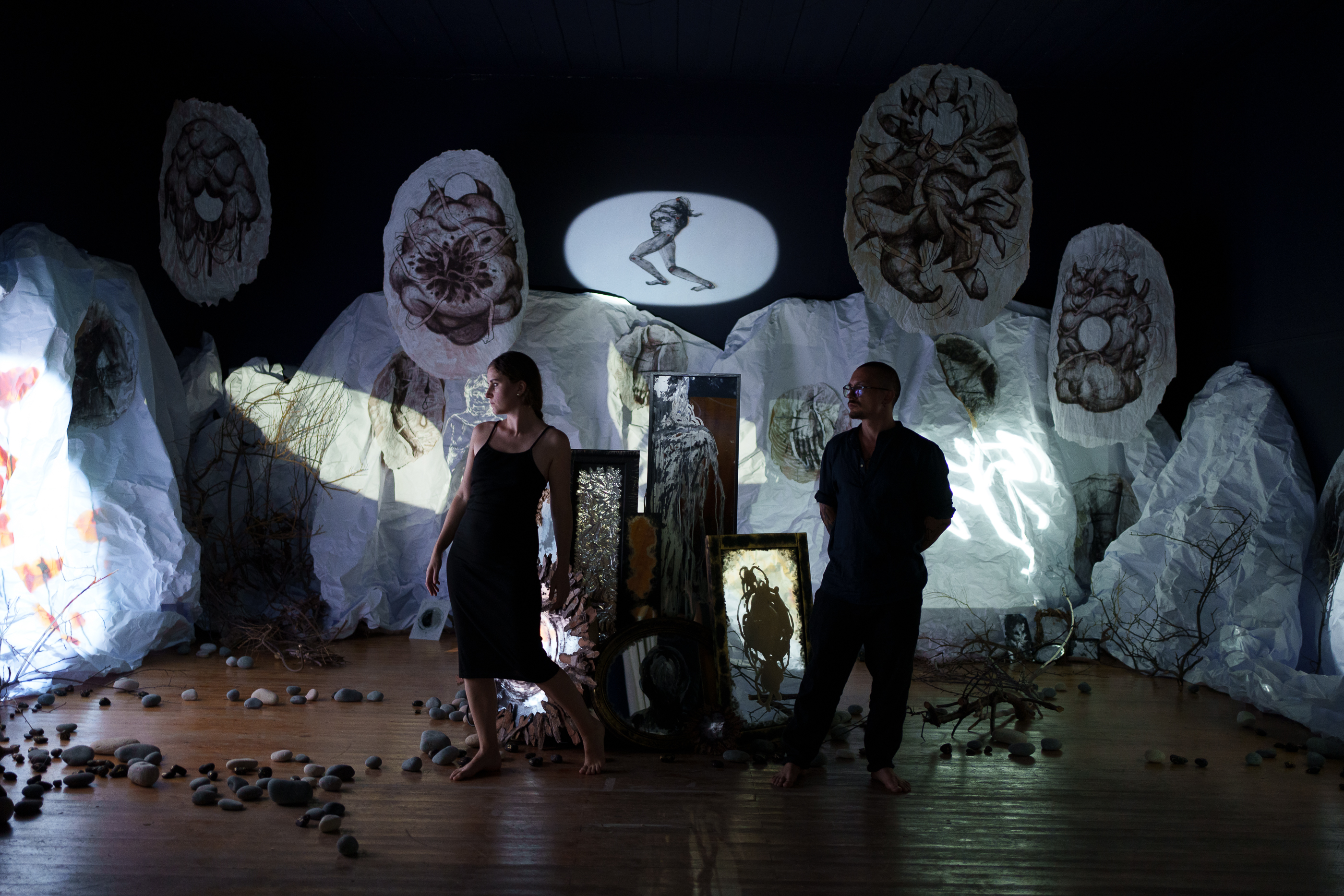 Myth and Shadows, installation view