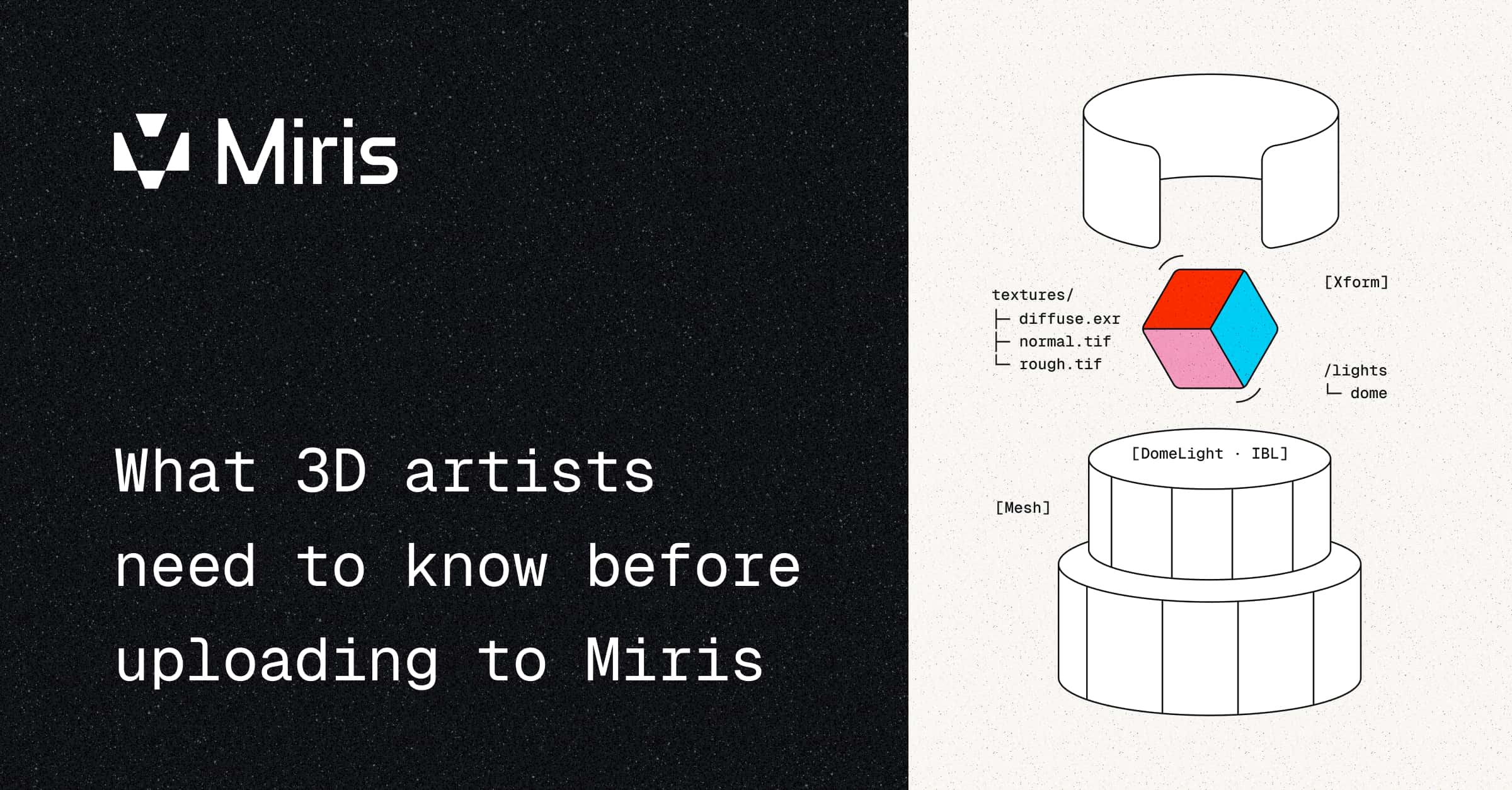 What 3D artists need to know before uploading to Miris