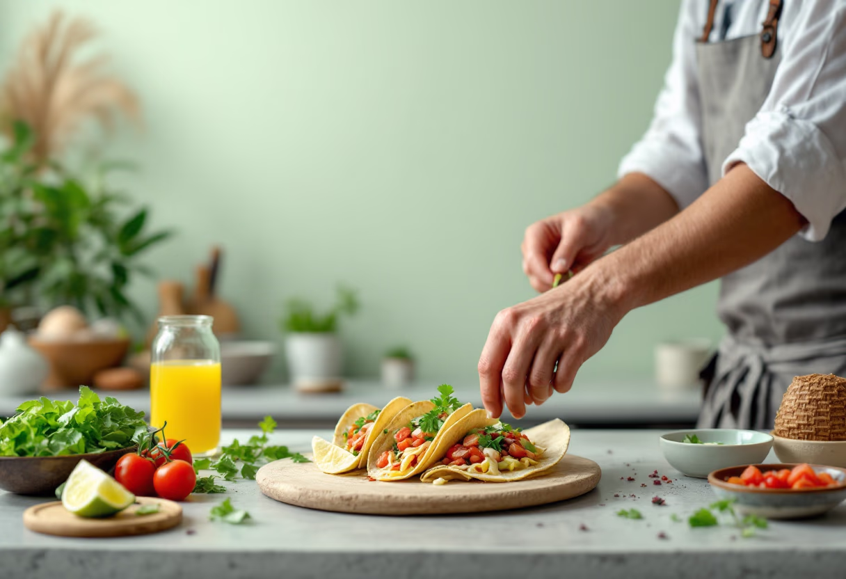 image of restaurant kitchen (for a mexican restaurant)