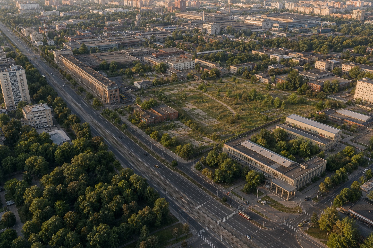 Urban land projects in Kharkiv