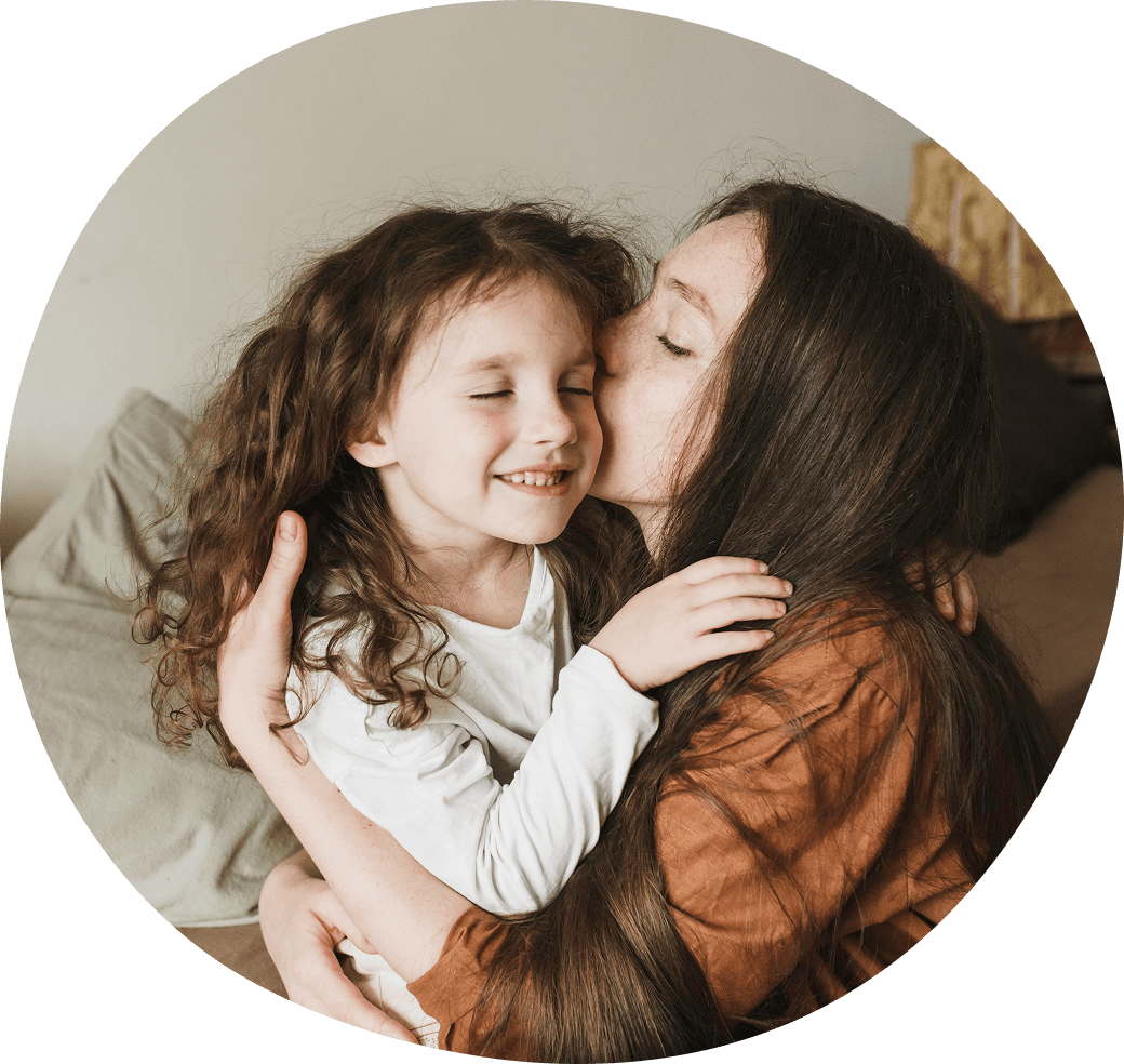 A mother and child enjoying their learning journey with the Elody music learning app, exploring early music skills together.