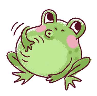 Tummy the Toad, a character from the Elody kids’ music learning app, guiding children through rhythm and beat exercises.