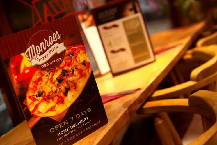 Menu - Monroes Pizza Pizza ~ Westport