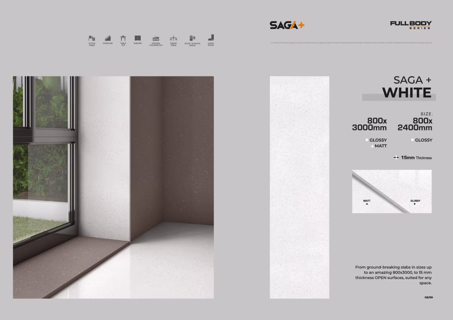 Saga White