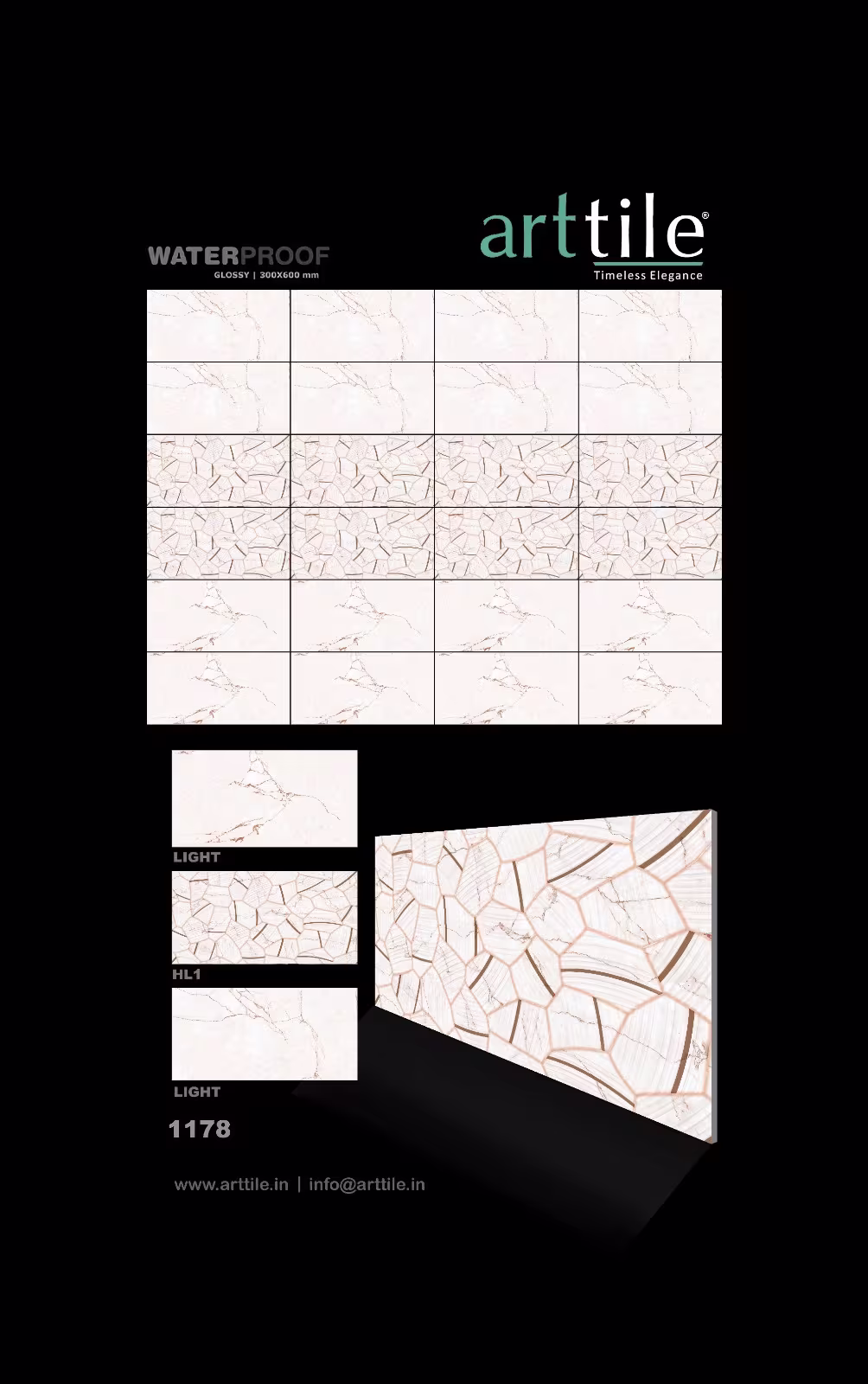 Water Proof Glossy Wall Tiles