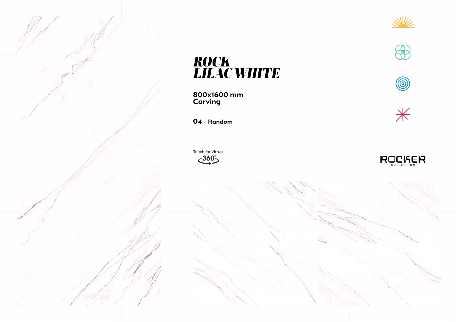 Rock Lilac White