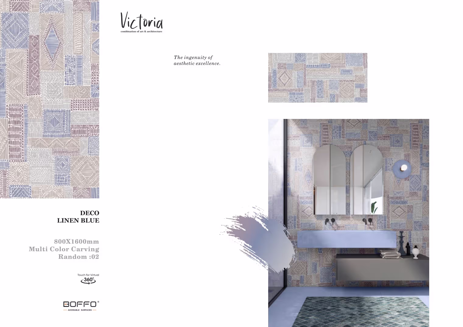 Deco Linen Blue