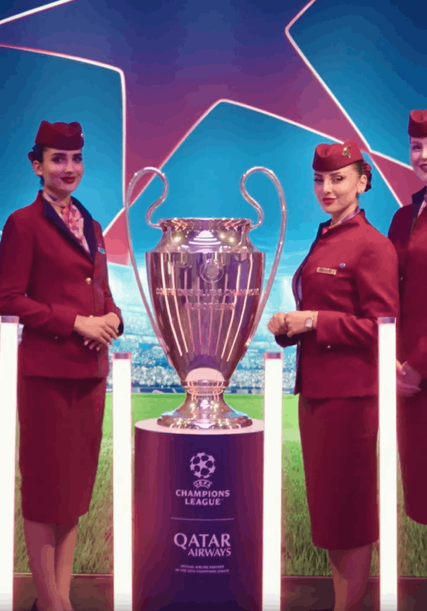 Qatar Airways Aviation Paris brand activation event video by Clix Productions