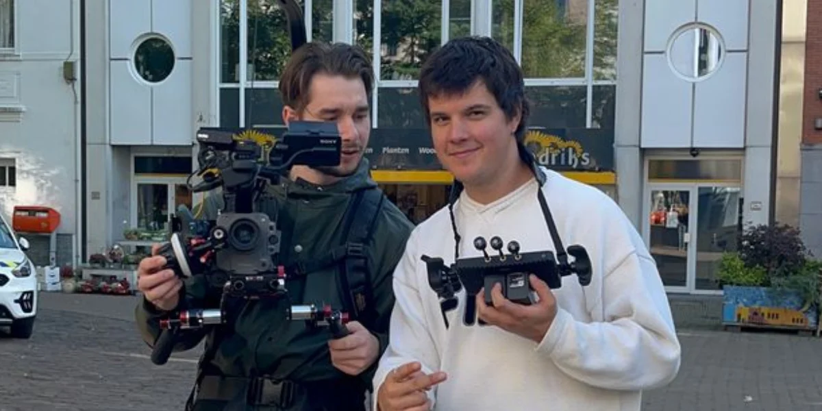 Commercial video production team filming a brand ad in Copenhagen to increase sales and conversion rates.