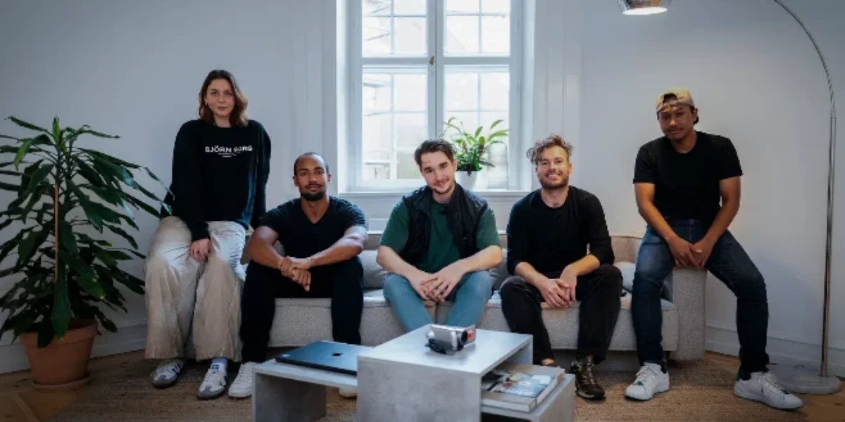 Corporate video production team working in Copenhagen