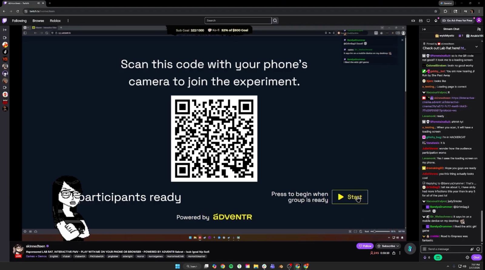 Lab Rat live on Twitch