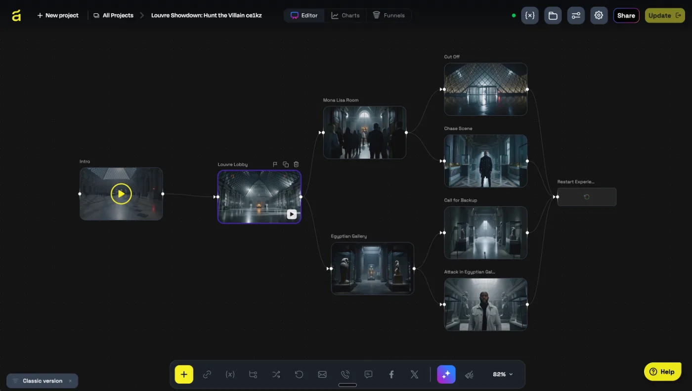 The Adventr editor