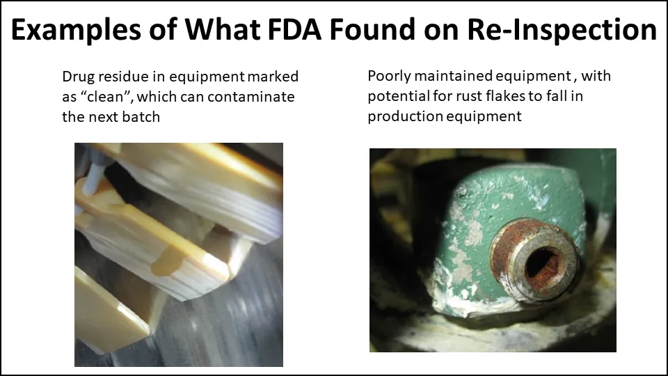 Figure 2 What FDA Found on Re-Inspection