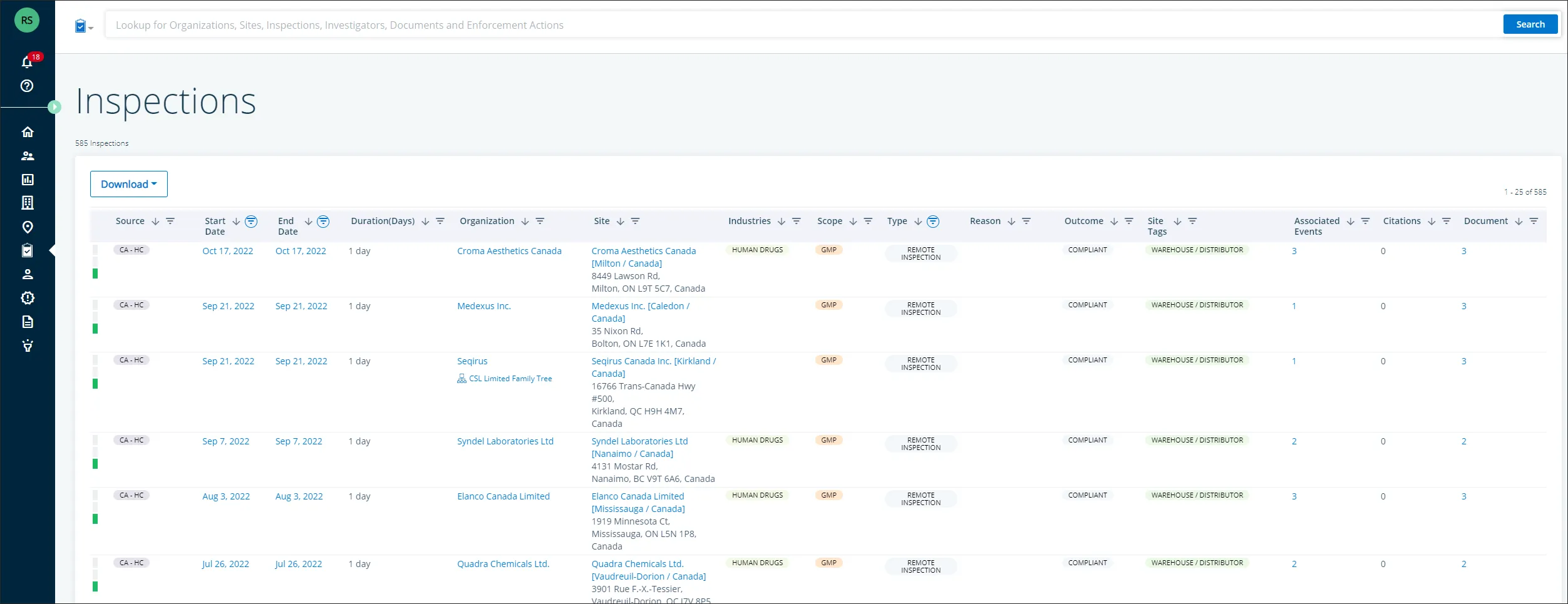 Remote and Paper Inspections
