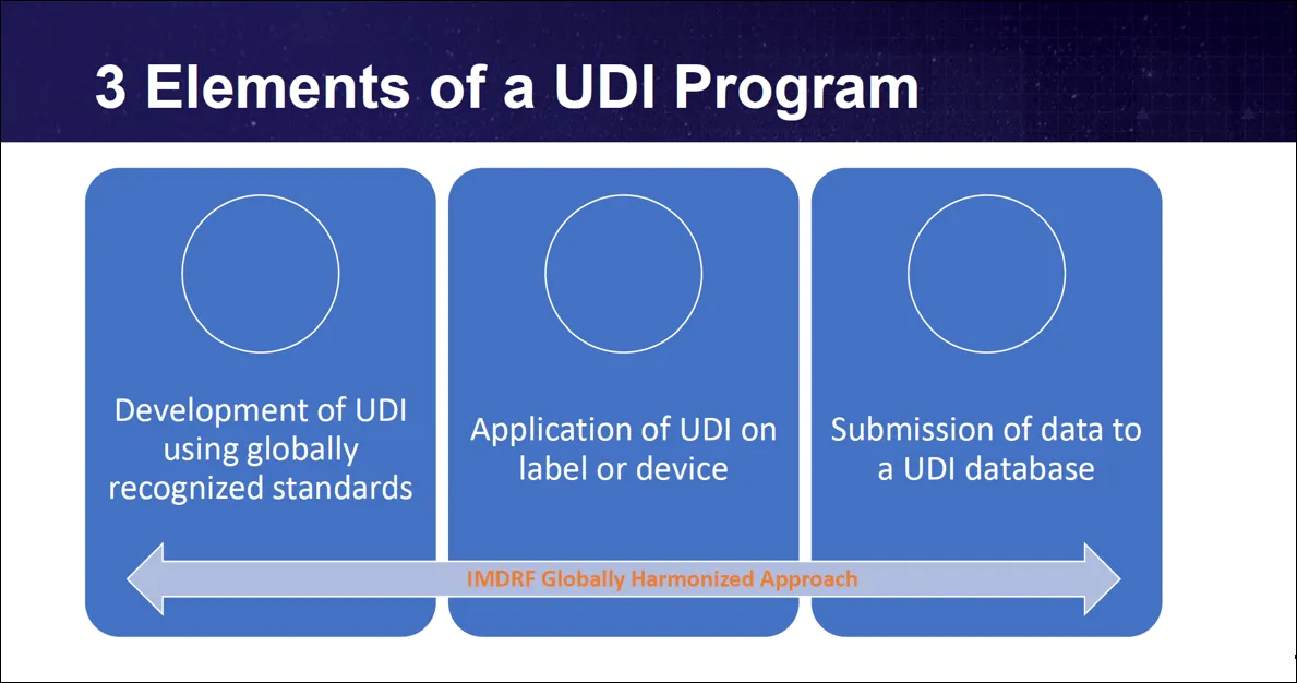 Figure 5 Elements of a UDI Program