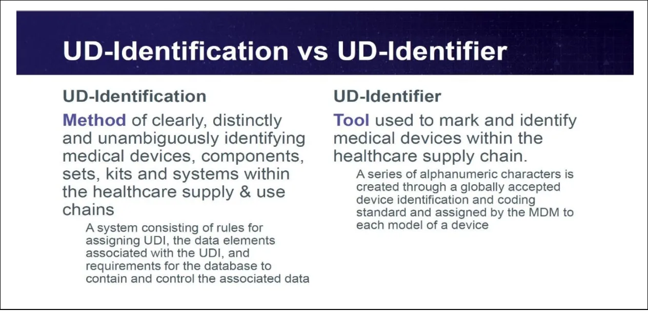 Figure 1 UDI Definition