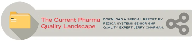 The Current Pharma Quality Landscape banner