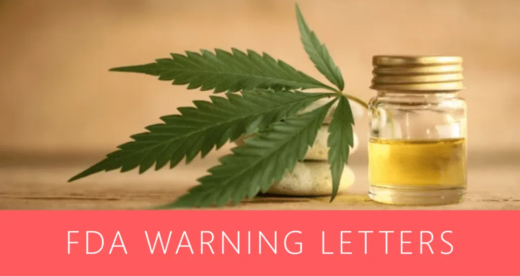 FDA Warning Letters Week of 11/24/2019: Repackaging and CBD Products