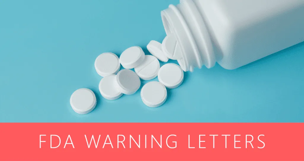FDA Warning Letters Week of 3/22/2020: OTC and HCT/P