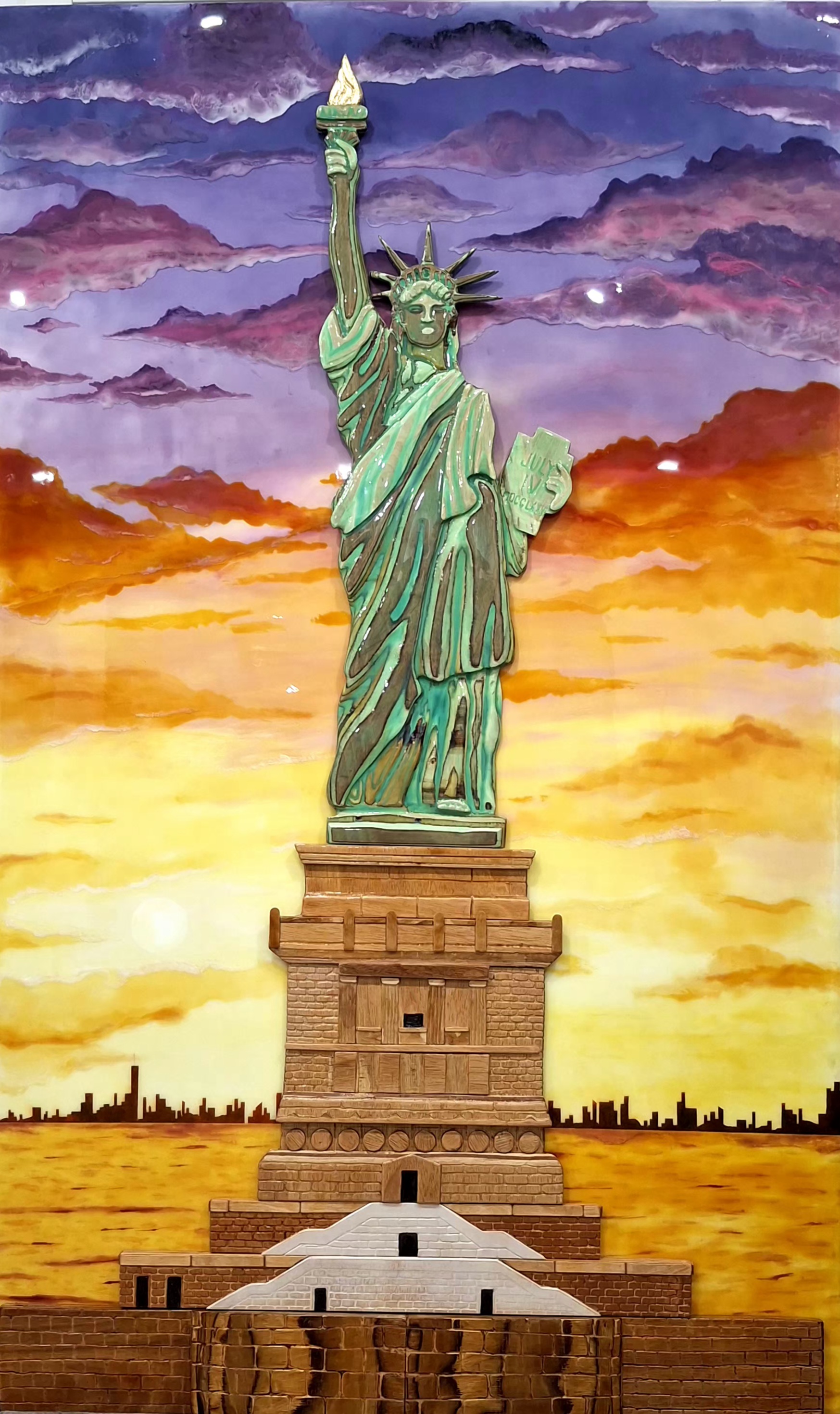 Sunset on Liberty