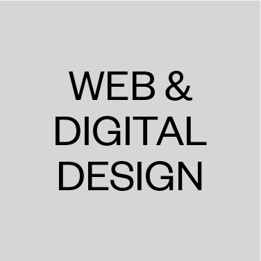 Black text reading 'WEB & DIGITAL DESIGN' on a light gray background.