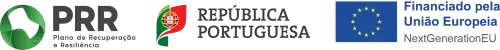 PRR; Repùblica Portuguesa and Programs Financed by UE Logos