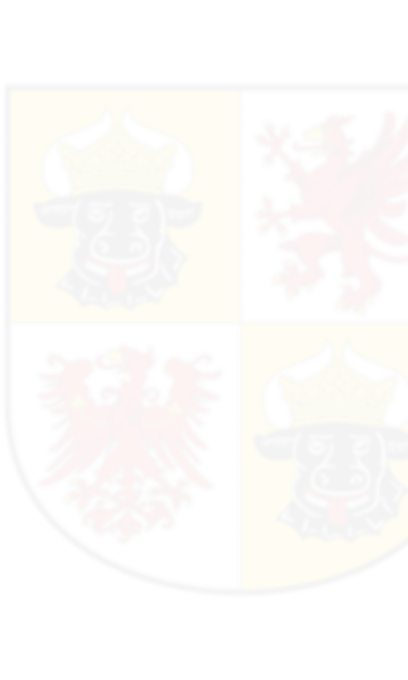 Wappen, viertelgeteilt: oben links und unten rechts ein schwarzer, gezungter Stierkopf mit goldener Krone auf gelbem Grund; oben rechts und unten links ein roter, goldbewehrter Greif auf weißem Grund.