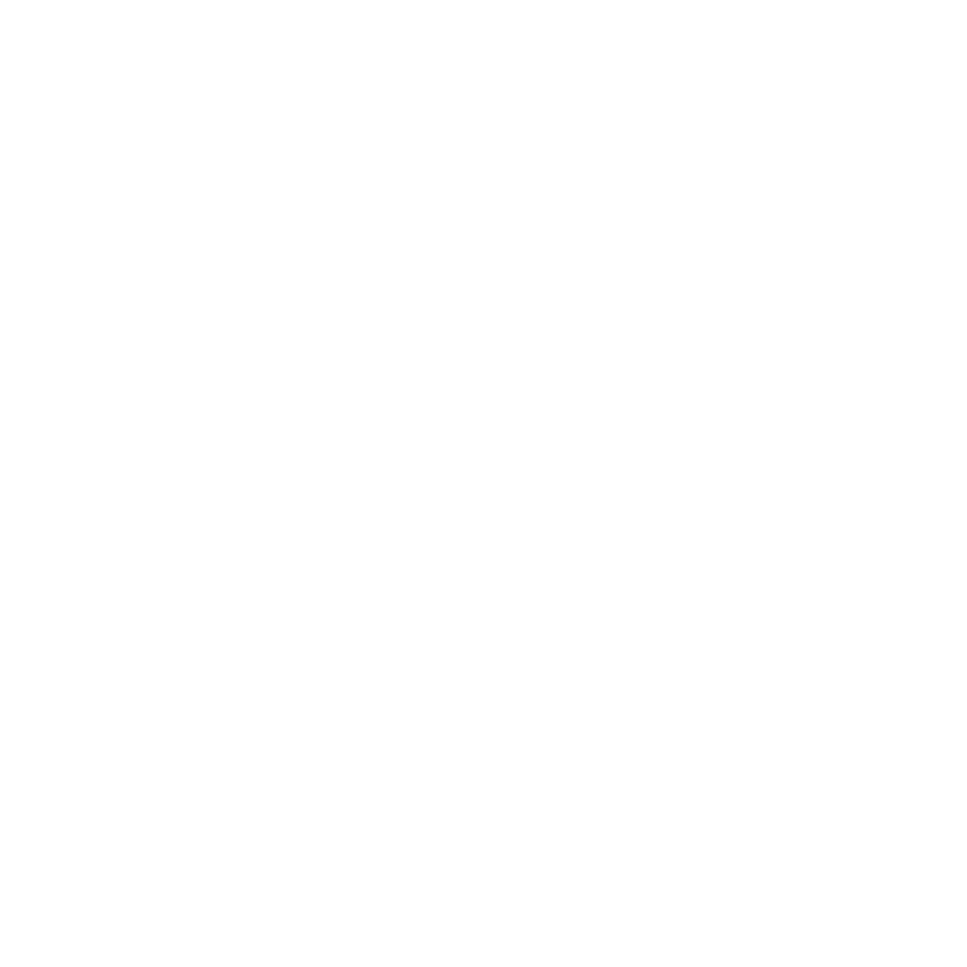 White map pin icon with a cluster of three tall buildings inside the circular part.