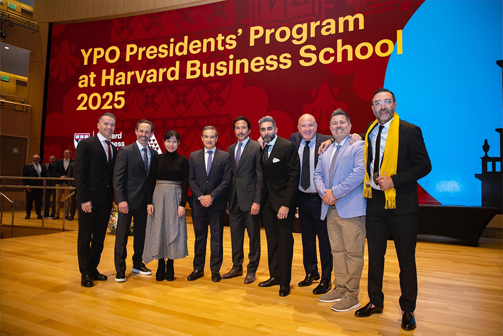 Marc Rousso graduation ceremony at the YPO President's Program, Harvard Business School, 2025