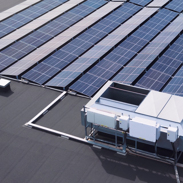 Solar power production for data centers