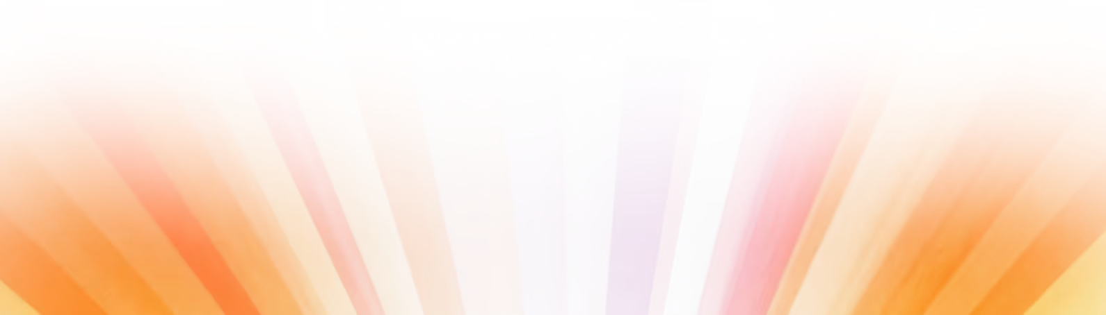 Abstract semi-circle pattern with warm gradients of orange, pink, and purple tones radiating outward.