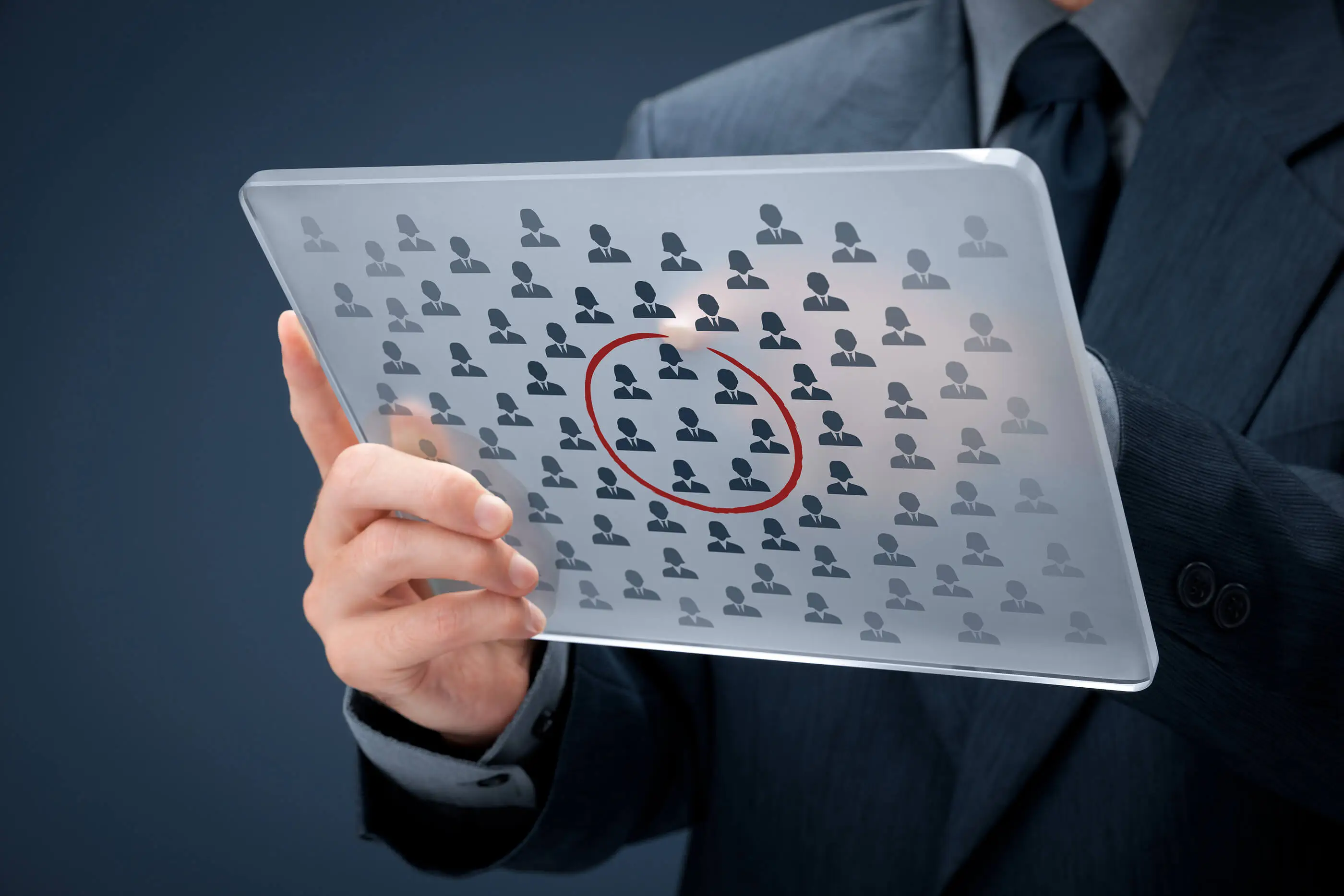 Segmentation of groups of people