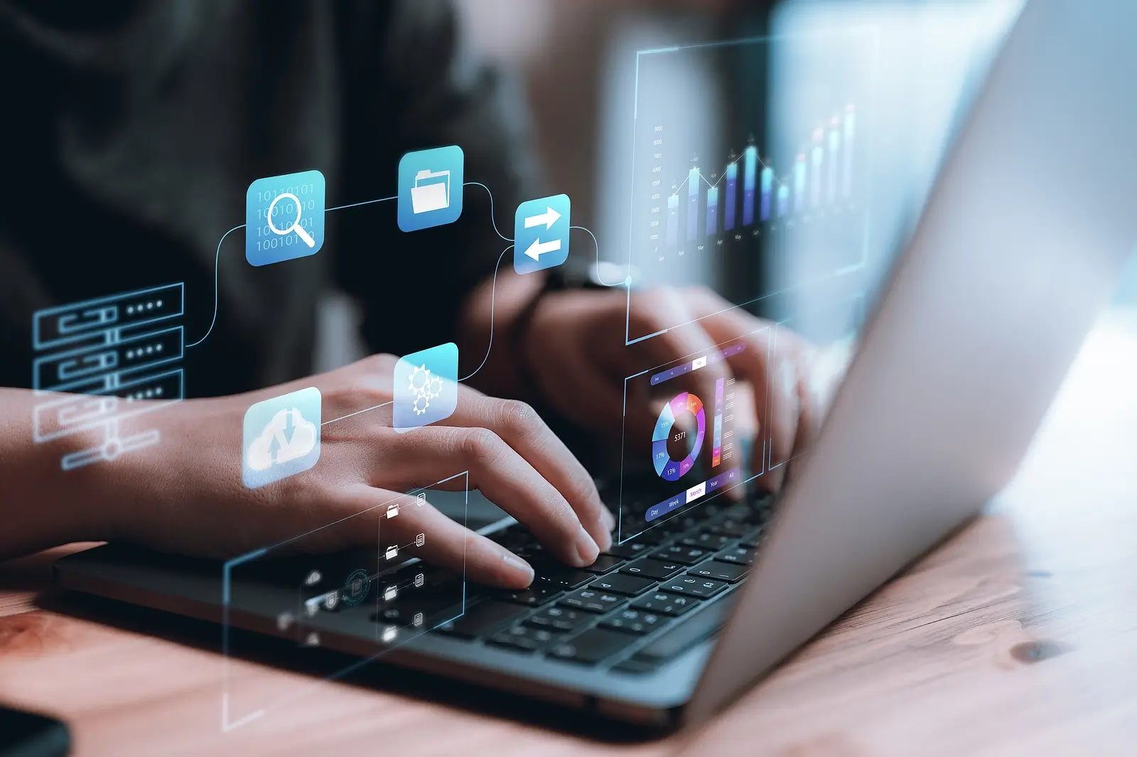 Analyst Working With Business