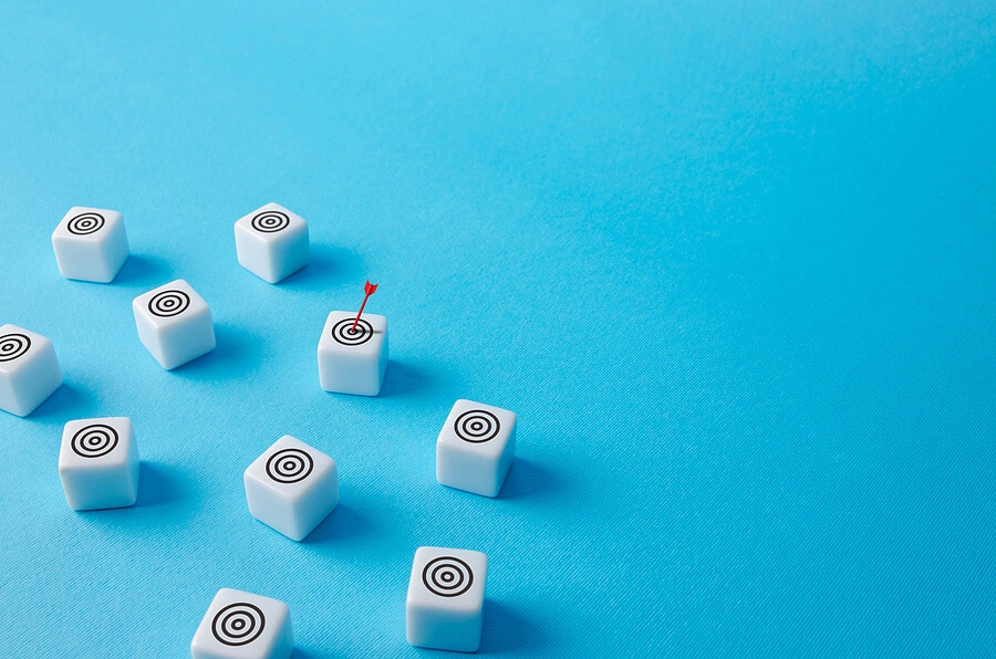 Arrow hits the target