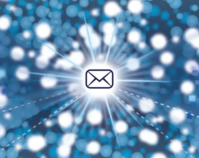 Email Icon on background