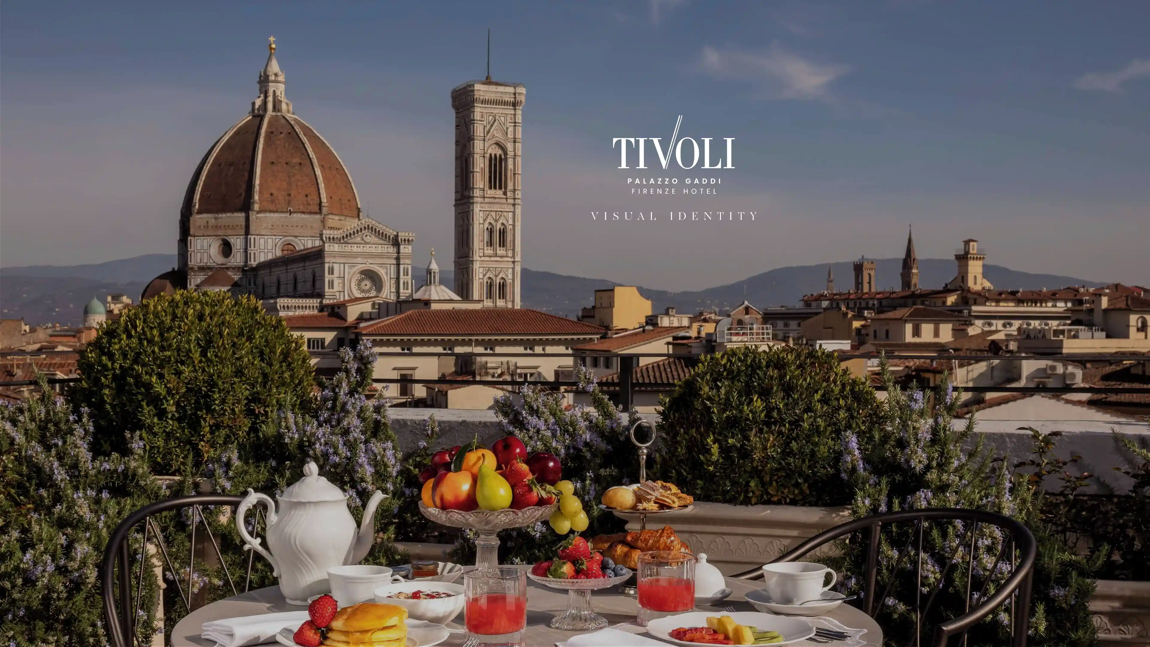 Tivoli Palazzo Gaddi - visual identity and print collateral by Guido Pardini