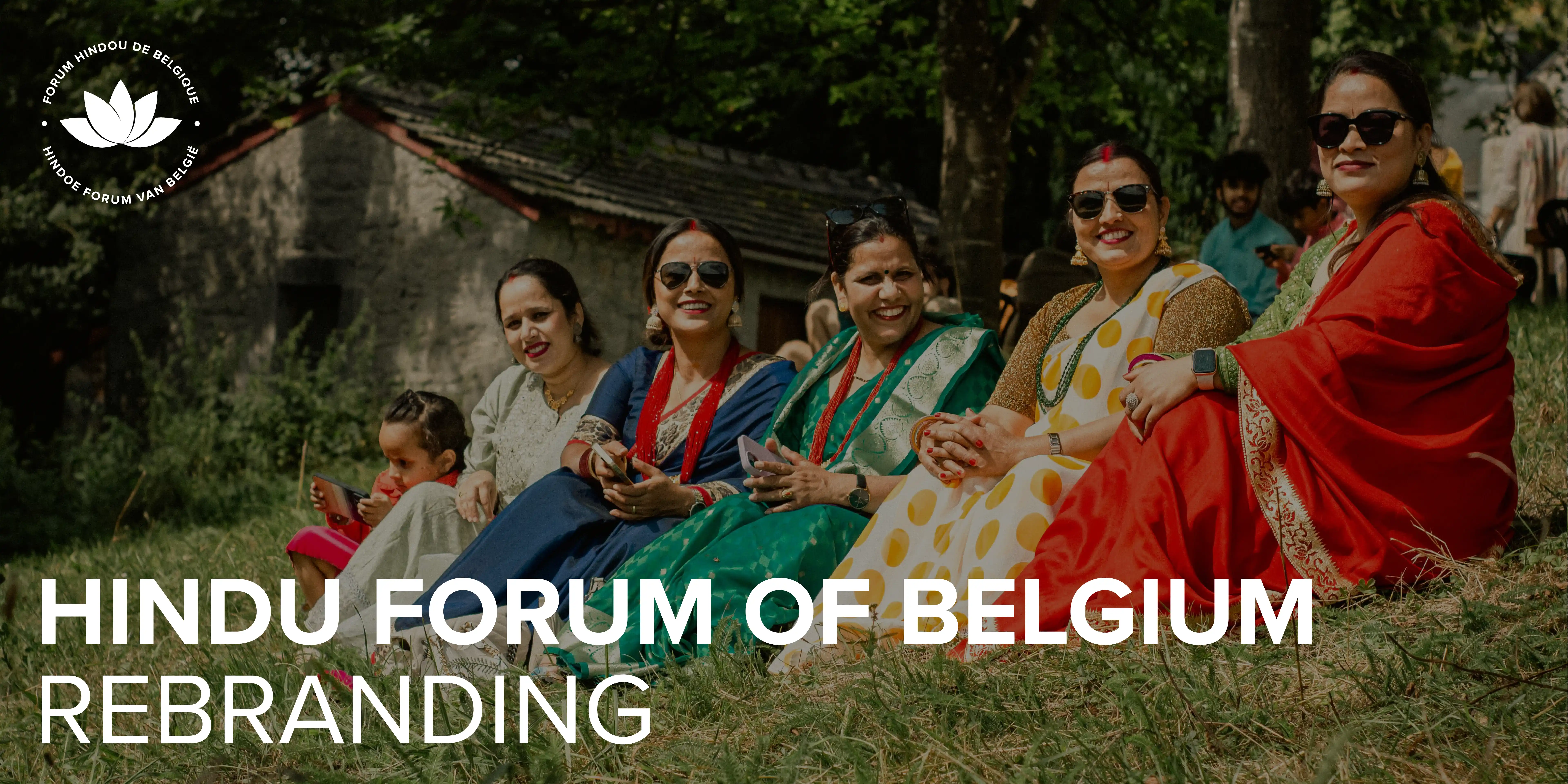 Hindu Forum of Belgium - branding by Guido Pardini
