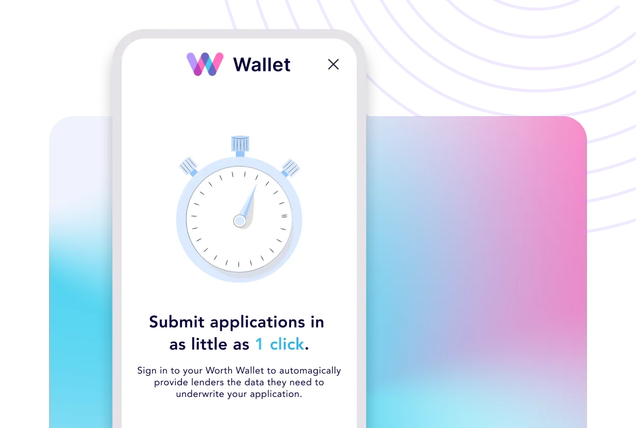 Worth Wallet — form page image