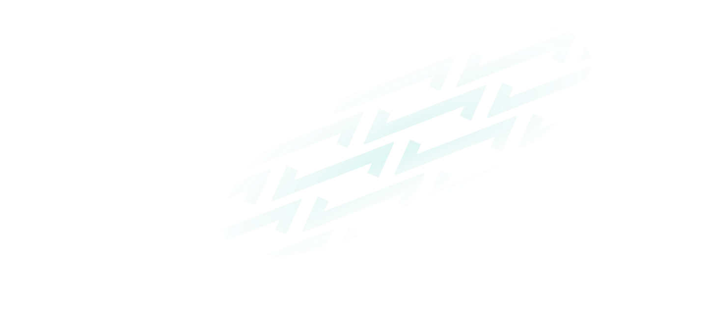 Blue-green digital arrows forming a circular shape on a black background.