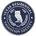 Seal of the Texas Residential Education Society featuring a lone star and laurel branches.