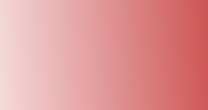 Red background with a light pink audio equalizer bar graph pattern.