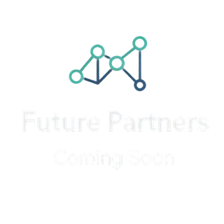 Graphic of interconnected nodes above the text 'Future Partners Coming Soon'.