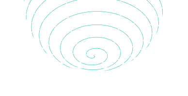 Grid of white squares with four turquoise squares scattered irregularly.