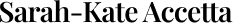SarahKate logo