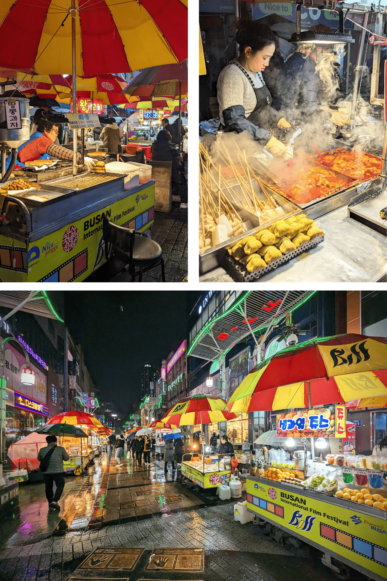 The main street of BIFF street, Busan, South Korea