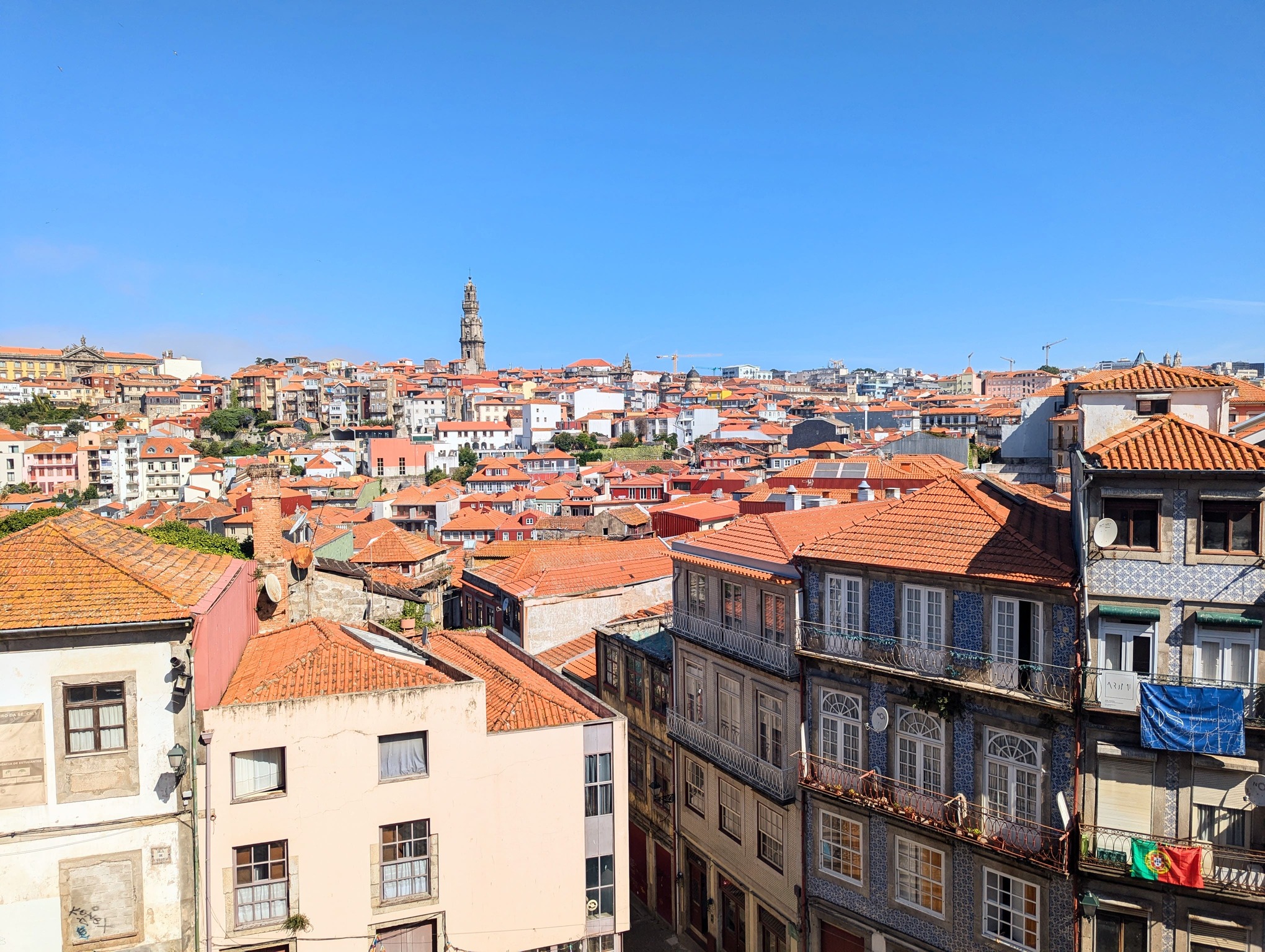 Très belle vue depuis Sé do Porto