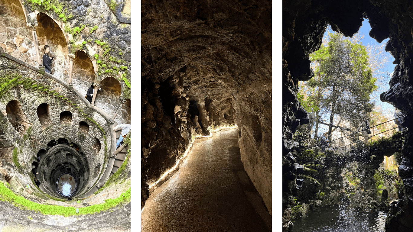 Le Poço Iniciático : son escalier en spirale et sa grotte de labyrinthe