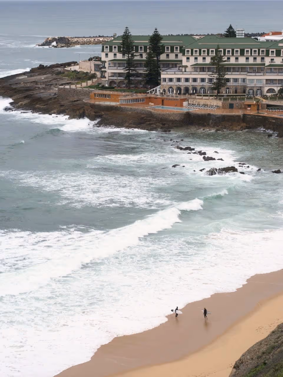 Praia da Baleia and Praia do Sul in Ericeira